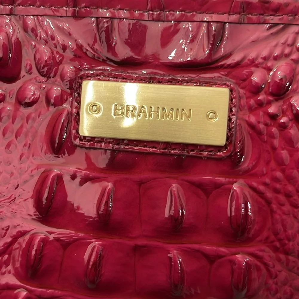 BRAHMIN LEATHER ANY TIME SHOULDER & WRISTLET WOMENS SIZE M - Picture 8 of 16